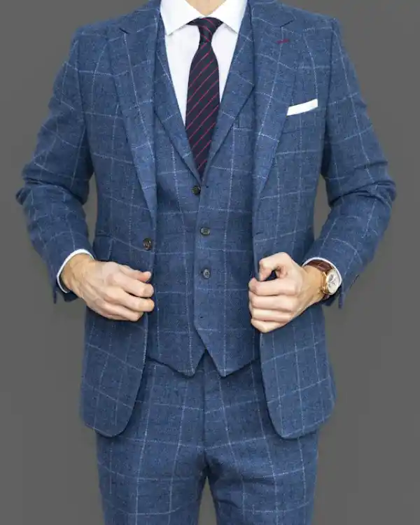 Structured Double-Breasted Wool Blazer