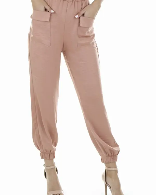 Pleated Wide-Leg Tailored Trousers